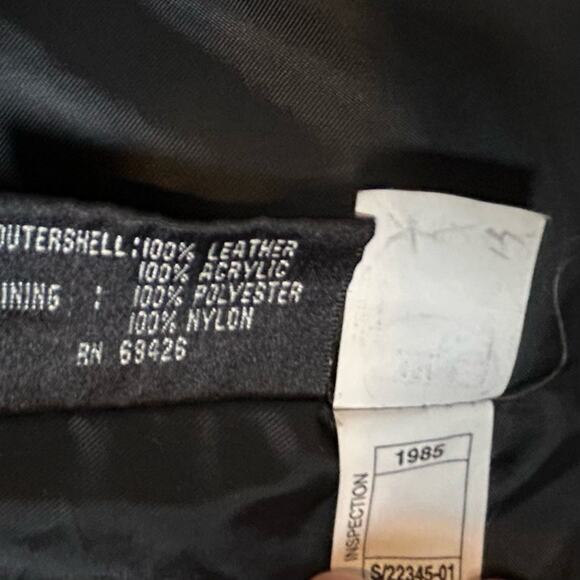 Vintage Wilsons Leather Jacket Womens Size L Black Ultra Insulate Zip Out Lining - Picture 8 of 11